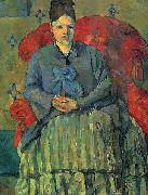 Paul Cezanne Madame Cezanne dans un fauteuil rouge Spain oil painting artist